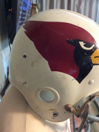 True Vintage 80’s ST.  LOUIS CARDINALS NFL Football Helmet Riddell Suspension 5