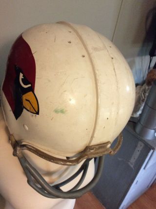 True Vintage 80’s ST.  LOUIS CARDINALS NFL Football Helmet Riddell Suspension 6