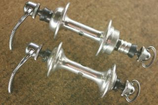 Vintage Campagnolo Nuovo / Record Hubs Hubset 36 Holes / Bsc British