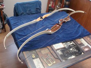 Vintage Pair Recurve? Bows,  Ben Pearson 7064 & American Archery Pro Supreme