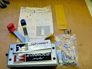 Vintage Johnson Evinrude Dual Handle Shift Control