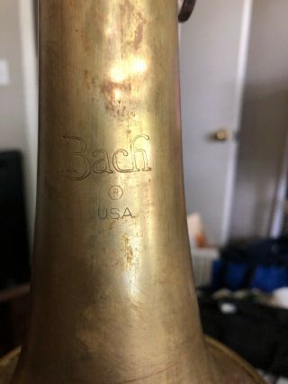 Vintage Bach Flugelhorn:,  Some Scratches And Dents,  Case Inclided
