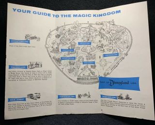 Vintage Disneyland Brochure Pamphlet 1955 1956 57 58 1960 Walt Disney 12