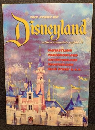 Vintage Disneyland Brochure Pamphlet 1955 1956 57 58 1960 Walt Disney 2