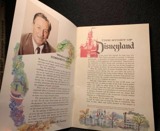 Vintage Disneyland Brochure Pamphlet 1955 1956 57 58 1960 Walt Disney 4