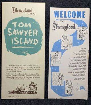 Vintage Disneyland Brochure Pamphlet 1955 1956 57 58 1960 Walt Disney 7