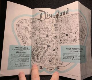 Vintage Disneyland Brochure Pamphlet 1955 1956 57 58 1960 Walt Disney 9