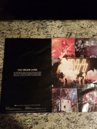 VTG 1976 KISS On Tour Concert Program w/ The KISS Army Iron LOGO ON THE BACK 2