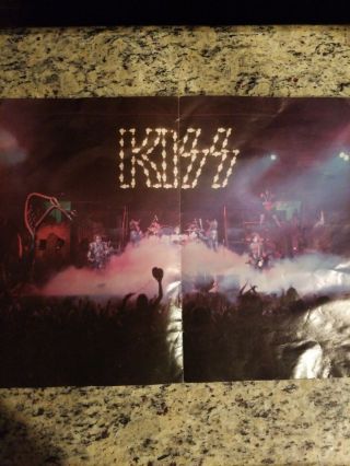 VTG 1976 KISS On Tour Concert Program w/ The KISS Army Iron LOGO ON THE BACK 5