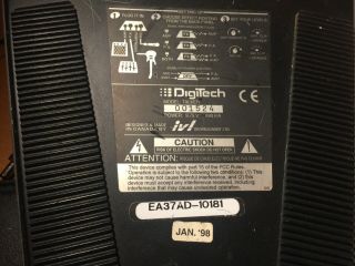 DIGITECH TALKER vocoder pedal from the 90 ' s.  rare 3