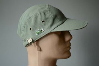 Vintage Rare Mens Lacoste 5 Panel Cap Hat Size 2 France Igr 2