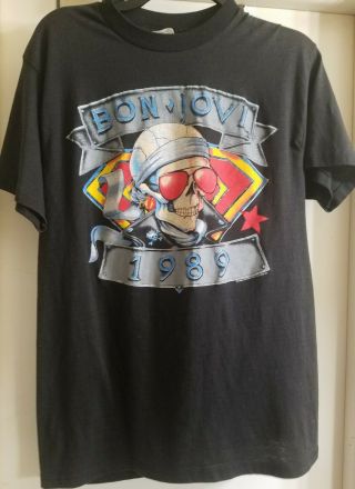 Vintage Bon Jovi T Shirt 1989 (we 