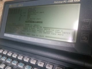 Vintage Hp 200lx 4mb Palmtop Pc.  Hp 200 Lx