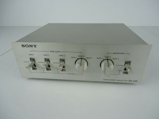 Vintage Sony Sb - 500 Tapecorder Selector -,  Great