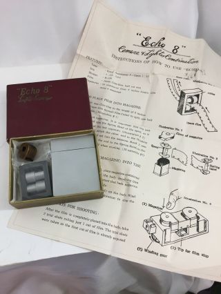 Vintage Echo 8 Subminiature Spy Camera & Pocket Lighter Combination
