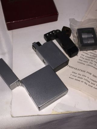 Vintage ECHO 8 Subminiature Spy Camera & Pocket Lighter Combination 8