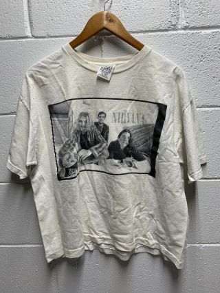 Vintage 1996 Nirvana T Shirt Wild Oats Kurt Cobain Mens Size Xl 90s