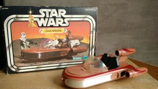 Vintage Star Wars Landspeeder Complete W/ Box Kenner 1978
