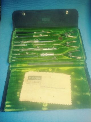 Vintage Dietzgen Gem Union Architectural Kit U.  S.  Zone Germany Complete Art Set