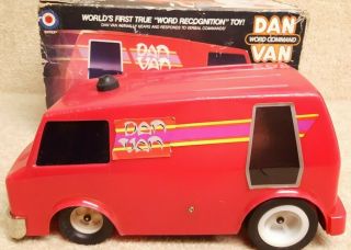 Vintage 1979 Entex Electronics Word Command Dan Van With Box