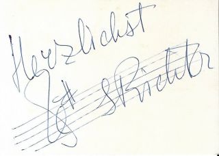 SVIATOSLAV RICHTER / double autographed HAND SIGNED 4x6 vintage photo of pianist 2