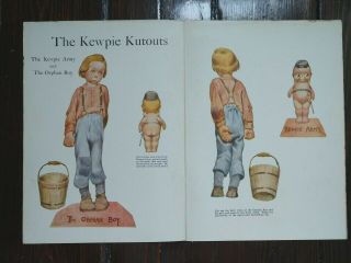 The Kewpie Kutouts by Rose O ' Neill,  RARE antique children ' s book,  1914 11