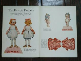 The Kewpie Kutouts by Rose O ' Neill,  RARE antique children ' s book,  1914 12