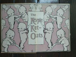 The Kewpie Kutouts by Rose O ' Neill,  RARE antique children ' s book,  1914 3