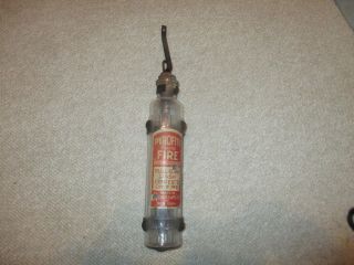 Vintage Glass Fire Extinguisher