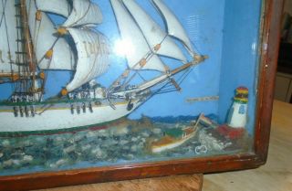 Vintage Handbuild model of and American Schooner 3