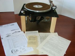 Rare Collins Qrk Tt 200s Broadcast Turn Table Nr Start At Only $350