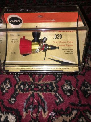 Rare Vintage Cox Tee Dee.  020 Rotary Valve Open Box