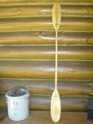 Vintage Aquaterra Wooden Kayak Paddle 69 " Whisper