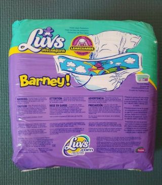 Vintage Luvs Size 6 XL plastic backed cover adult baby toddler youth Diapers 2