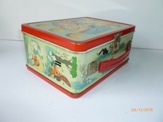 1959 Vintage LOONEY TUNES metal LUNCH BOX and THERMOS set 8