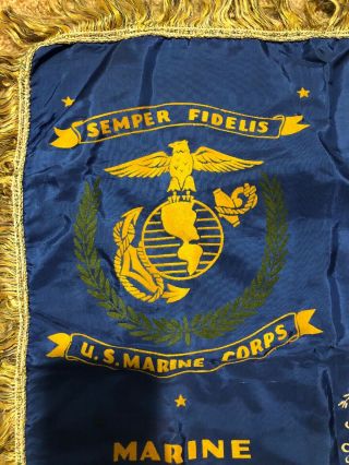 Vintage Marine Corps Paris Island Military Mother Pillow Sham Cover 2