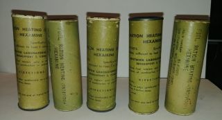 One Ww2 Wwii Us Army Hexamine Fuel Tablets Ration Heating Tube