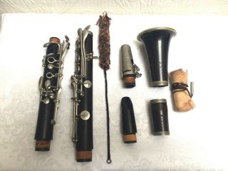 Vintage Buffet Crampon Paris Clarinet In Case 5