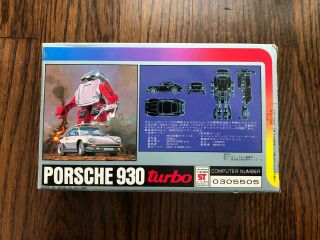 Vintage Machine Robo MR - DX 07 Porsche 930 Turbo Gobots BARON VON JOY 1983 Bandai 2