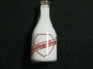 Vintage Rare Quart Family Dairy Milk Bottle Oostburg Wisconsin Wis Wi