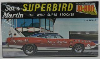 1970 70 Sox & Martin Plymouth Superbird Stock Jo - Han Mopar Model Kit