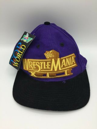 Vintage Wwf Wrestlemania Xii 12 (1996) Snapback Hat Cap - Wwe Wrestling