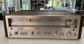 Vintage Pioneer Sx - 850 Am/fm Stereo Receiver Wood Case One Owner Perfectly