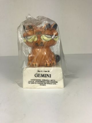 VTG 1978 ENESCO JIM DAVIS GARFIELD GEMINI ZODIAC FIGURE 5