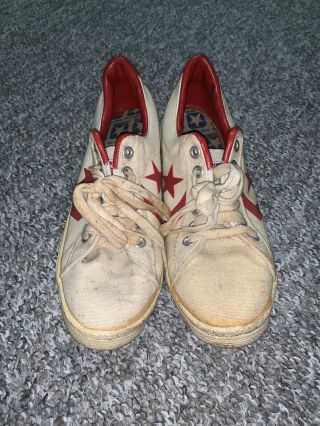 Vintage Made In USA Converse ALL STAR Size 8 Lows 2