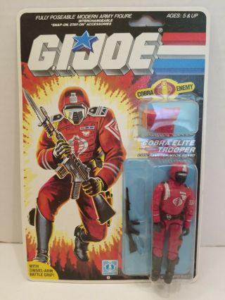 Vintage 1985 Gi Joe Crimson Guard Hasbro Moc