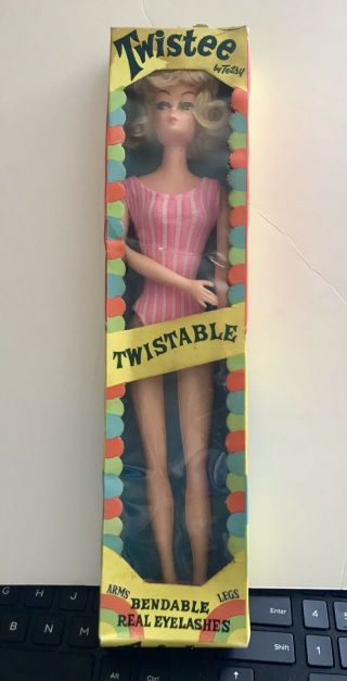 Vintage Barbie Clone 1960’s Twistee Doll By Totsy - In The Box