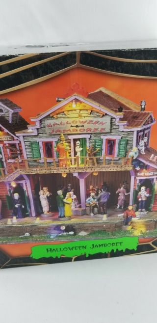 RARE LEMAX SPOOKY TOWN - HALLOWEEN JAMBOREE - ANIMATED - MUSIC - EERIE VOICES 2
