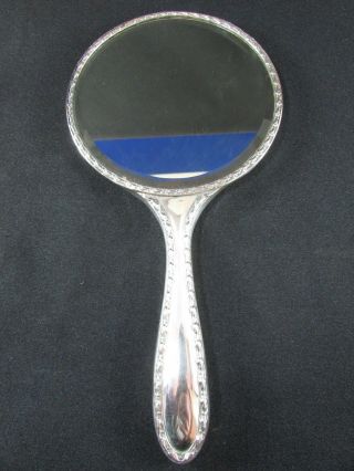 Solid Silver Dressing Table Mirror Birmingham 1914