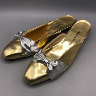 Jacques Levine Indoor House Slippers Size 9 B Vtg